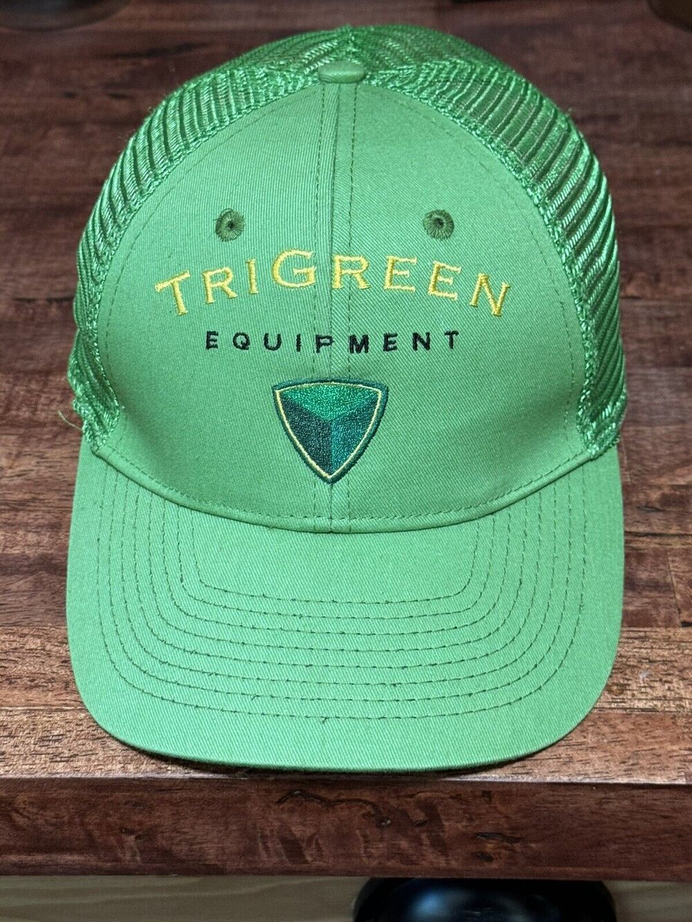 TriGreen Equipment John Deere Strapback Hat Farming Embroidered Mesh